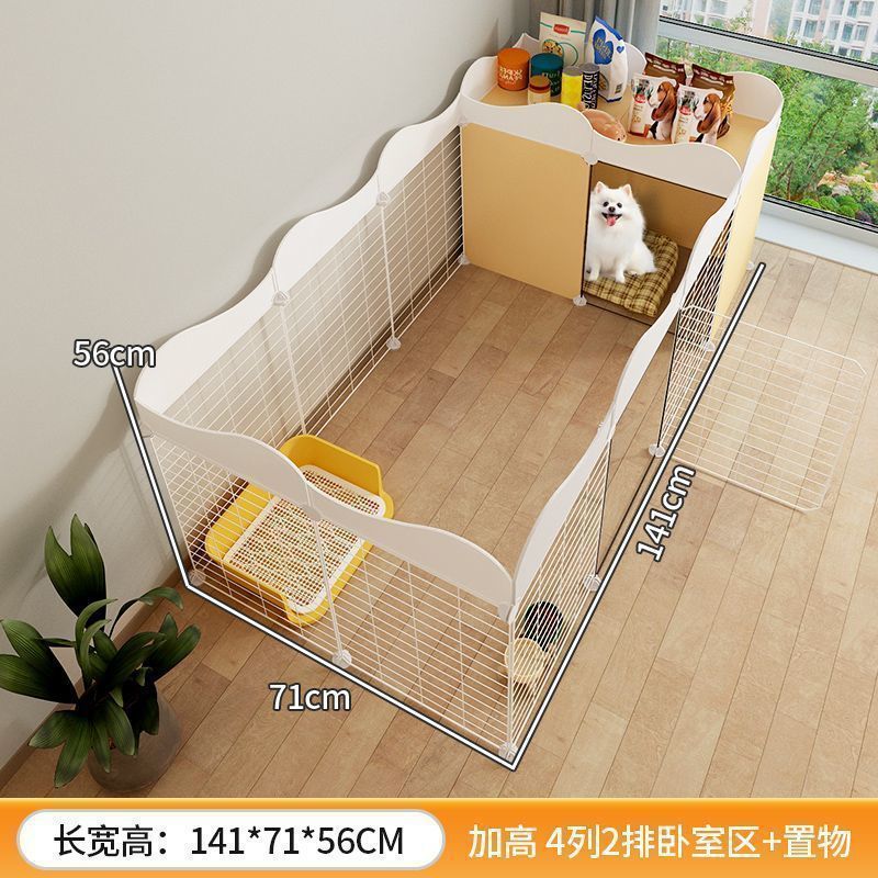 狗笼子泰迪柯基吉娃娃狗围栏家用室内小型犬宠物狗栏栅狗笼收纳柜|undefined