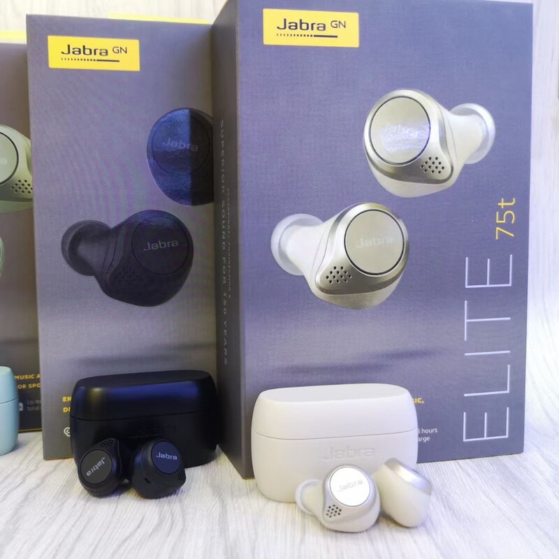 Suitable for Jabra Elite 75t Bluetooth Headset Earbuds with Engraved High-End Version Suitable for Jabra Elite 75t Bluetooth Headset Earbuds with Engraved High-End Version
