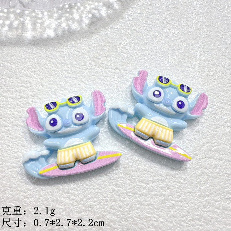 小号卡通仔仔制作奶油胶diy手机贴片冰箱贴发夹头绳吊坠树脂配件|undefined