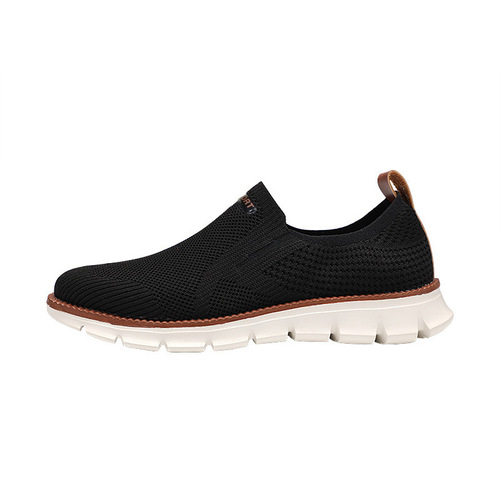 Men's Summer Breathable Sports Shoes, Flyknit Casual Shoes for Men, Large Size Men's Versatile Handed Korean Style Men's Shoes