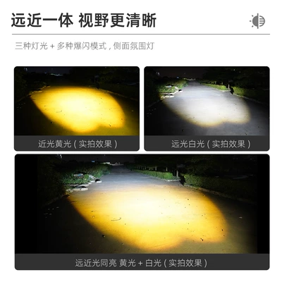 Motorcycle headlights, headlights, high and low beam, flashing headlight, suitable