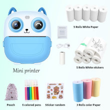 迷你儿童打印相机卡通高清拍照录像迷你相机小单反拍立得摄像机