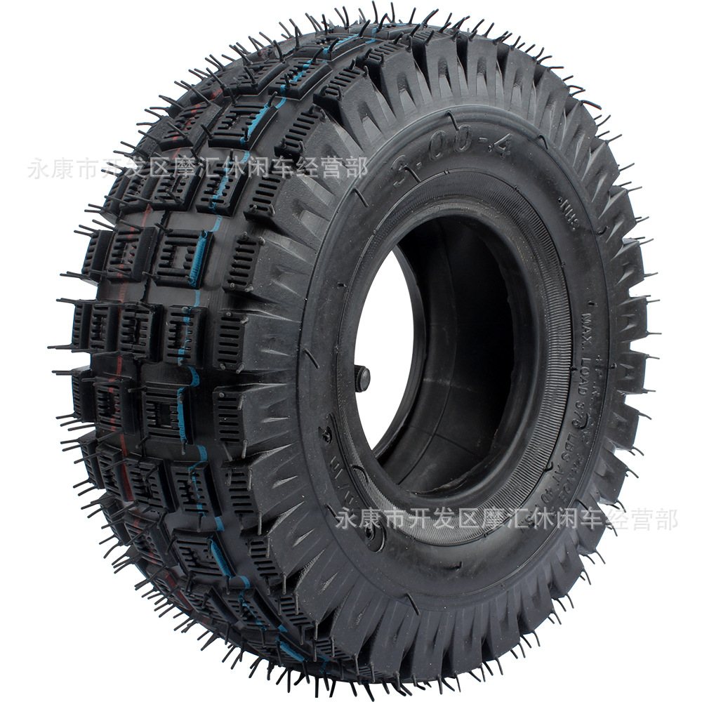 滑板车仓库手推车老年代步车配件 轮胎3.00-4外胎内胎内外胎内胆