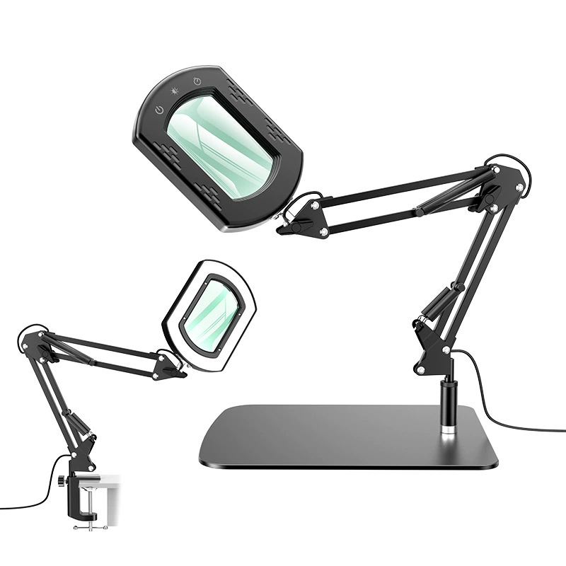Кронштейн лупы для обслуживания настольная лампа электрическая паяльная лампа припой pcb печатная плата сварка верстак зажим настольная лампа