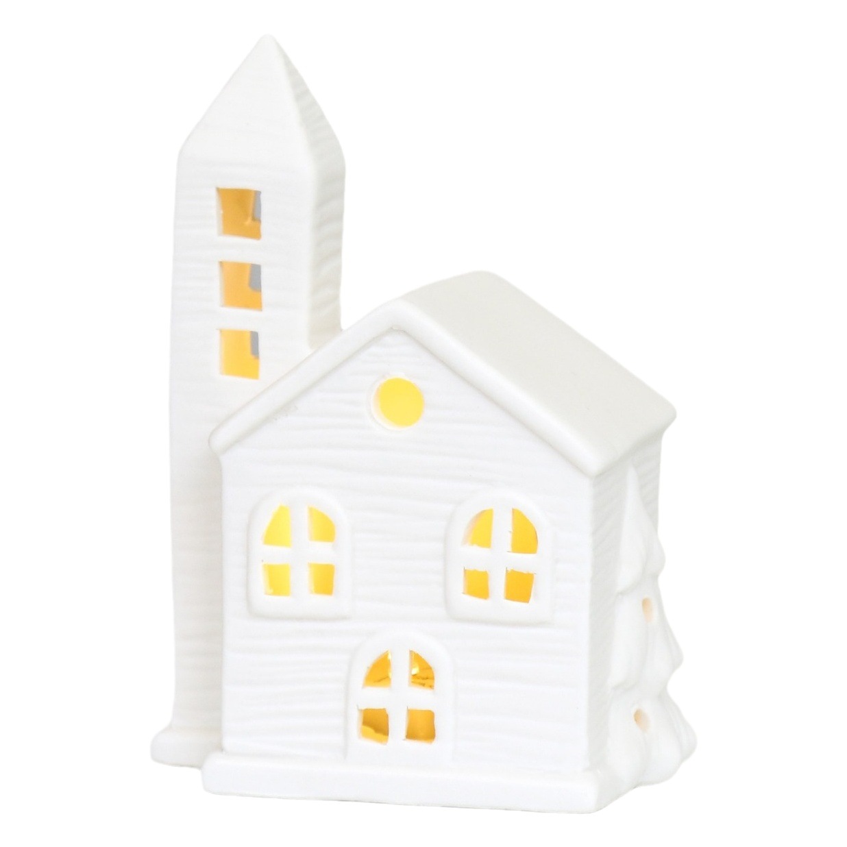 Artesanía creativa cerámica LED pequeña casa luz de la noche decoración del faro fábrica exportación directa Comercio exterior al por mayor