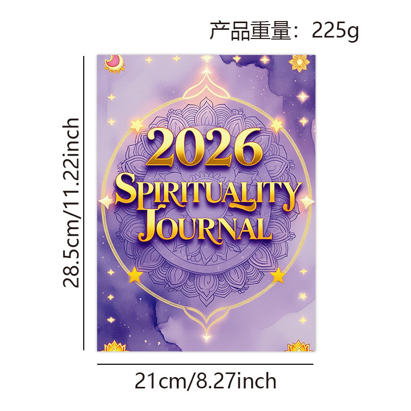 跨境新品 2026 SPIRITUALITY JOURNAL 2026灵性日志计划本现货|undefined
