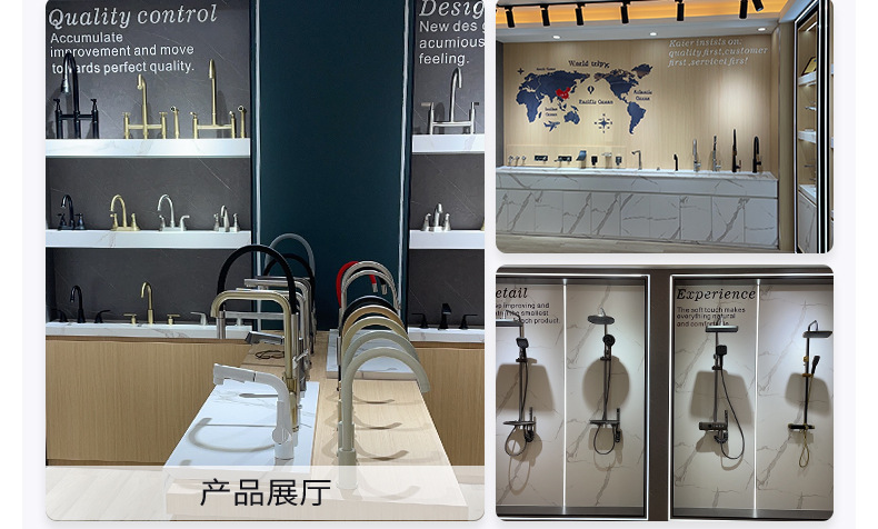 Cross-border Russian kitchen balcony wall-mounted concealed mixing valve with extended handle horizontal pipe water outlet shower faucet undefined