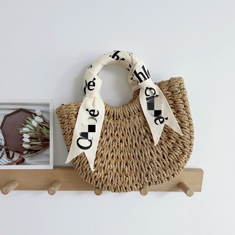Cross-Border Fashion Semi-Circular Hand-Woven Bag, Simple Handbag for Women, Paper-Woven Shoulder Bag, Beach Bag for Seaside Vacation Cross-Border Fashion Semi-Circular Hand-Woven Bag, Simple Handbag for Women, Paper-Woven Shoulder Bag, Beach Bag for Seaside Vacation