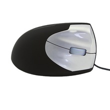 跨境人体工学有线鼠标创意办公电脑配件充电垂直鼠标立式光电鼠标