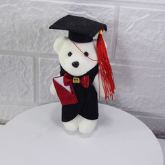 学生プレゼント卸売り卒業熊男女金熊博士熊公仔教師の日プレゼント漫画人形花束