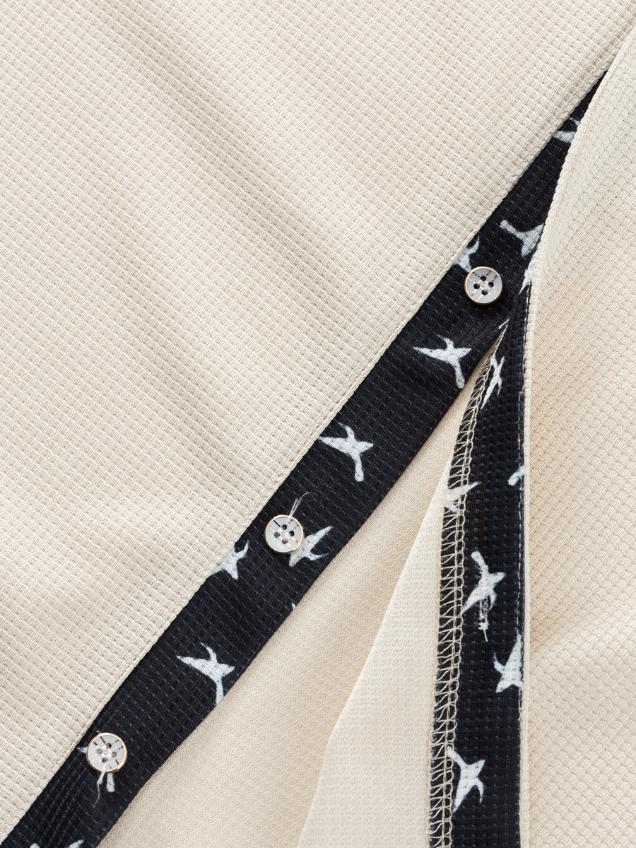 Amerikanisches Herren Strickhemd Mit Kragen Und Druckmuster_voghion.com