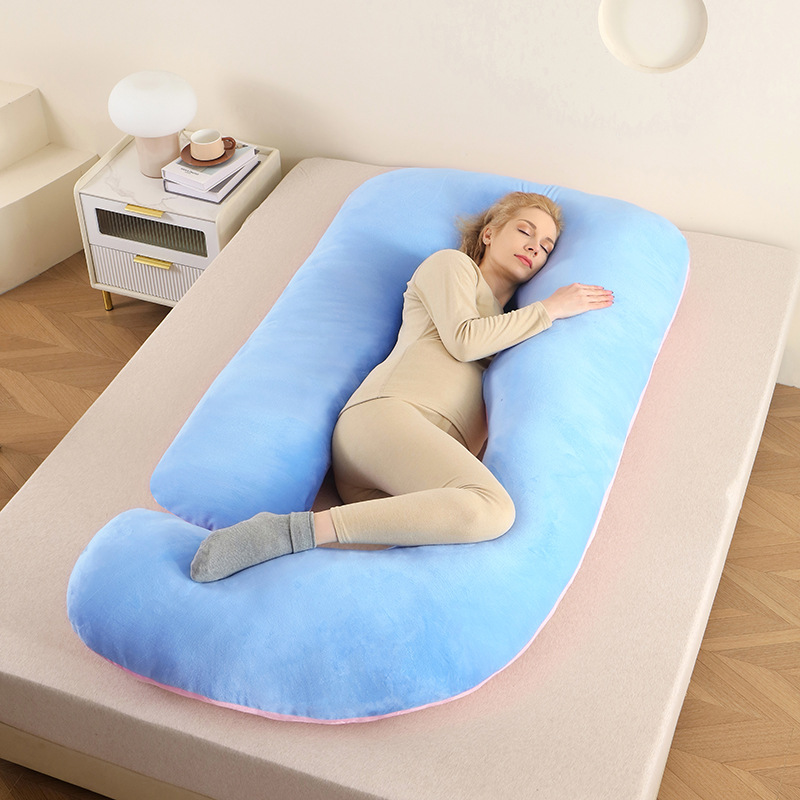 하늘색과 분홍색