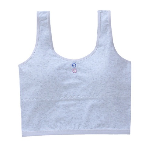 Girls vest long half-body bottoming inner wear children's tube top primary school students developmental period bra suspenders summer older children