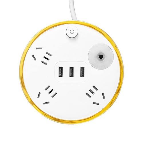 Student socket retractable storage socket multi-functional porous USB office home dormitory with wire socket