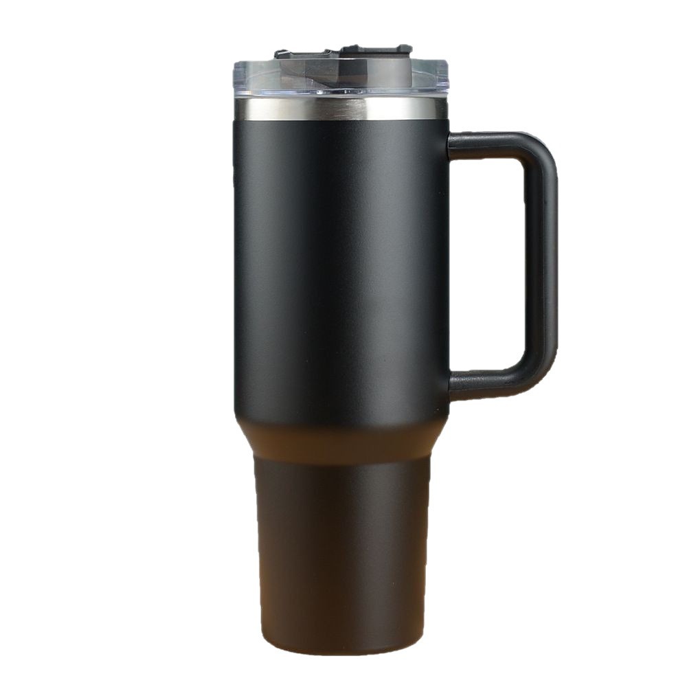 Taza Stanley 40oz doble capa vacío, gran capacidad portátil con mango gigante, para automóvil y hogar.
