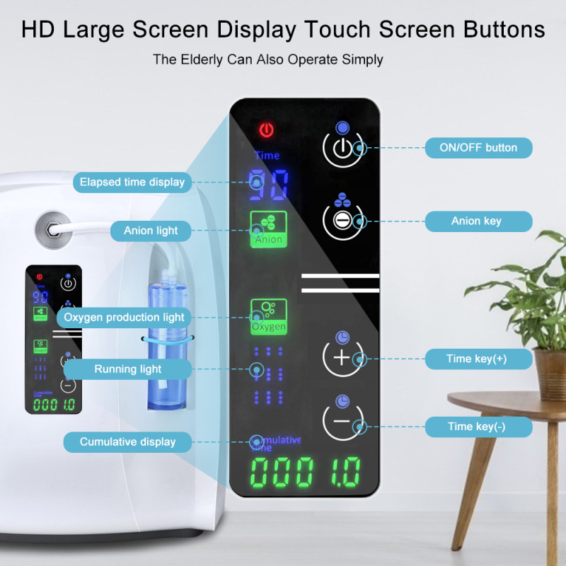 Oxygen pump outdoor oxygen pump oxygen generator oxygen machine oxygen flushing device travel flushing oxygen bar car air purifier