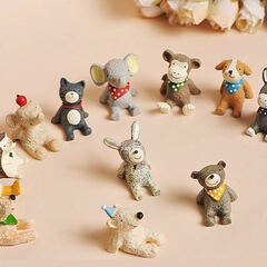 雑貨雑貨 雑貨 かわいい 星空を見上げる 小動物置物 雑貨コントロール ミニ動物置物