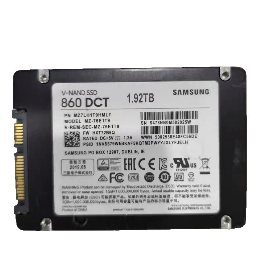 Твердотельный накопитель 860DCT 1.92 ТБ
