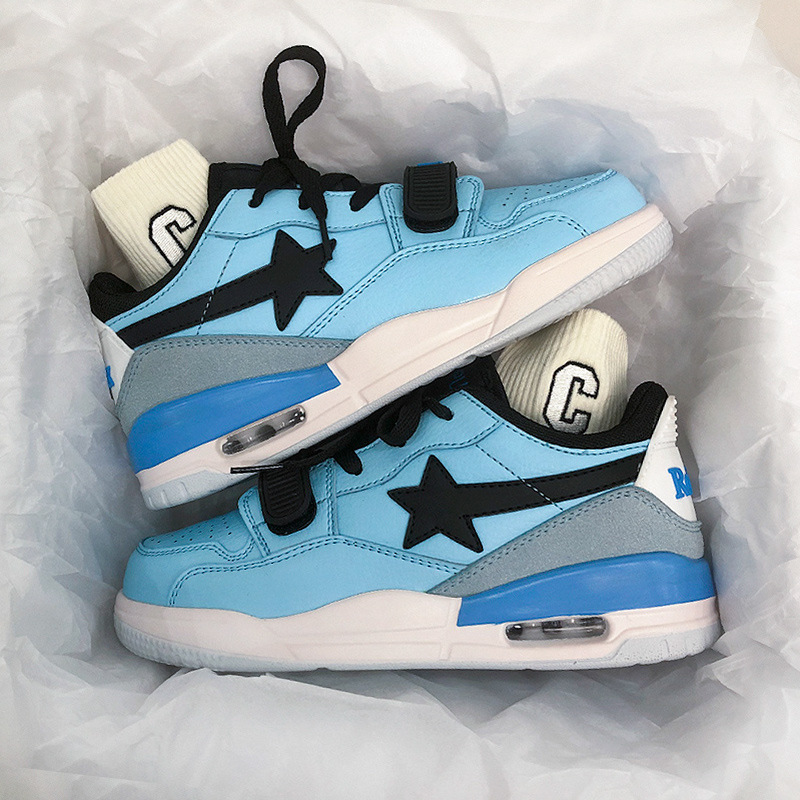 National Trend Casual Couple Air Cushion Leisure Shoes with Cantonese Style, Instagram-Famous, Fashionable, Versatile, Sports, Thick Sole, Running Shoes for Men