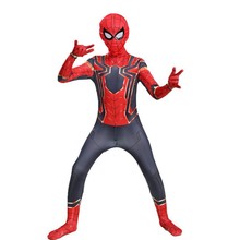 蜘蛛侠紧身衣英雄远征成人cosplay服装万圣节儿童连体衣服迈尔斯