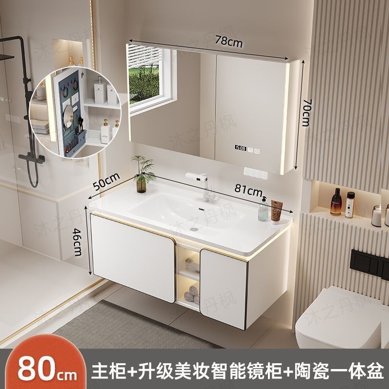 25 años de luz de la luna blanca nueva bañera de cerámica gabinete de baño combinado lavabo de cerámica lavabo gabinete de baño