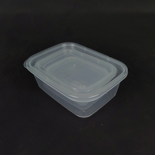 Rectangular transparent food storage container, microwave-safe food storage container, moxibustion packaging box, freezer fridge storage container