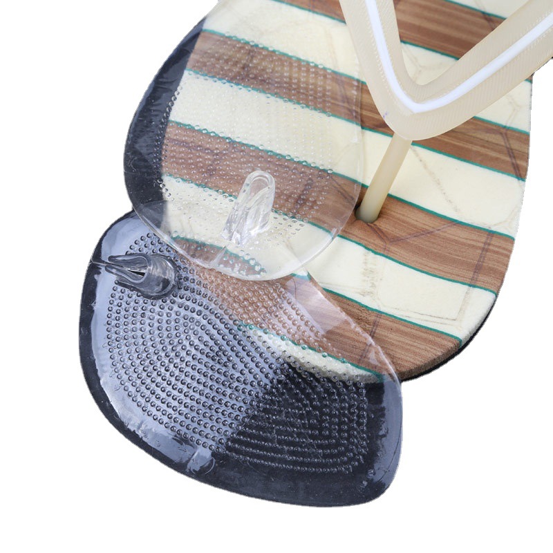 透明硅胶夹趾人字拖前掌垫防磨前半垫 夹脚凉鞋人字拖半码垫批发|ru