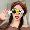 Cute creative glasses, trend decorations suitable for photo sessions