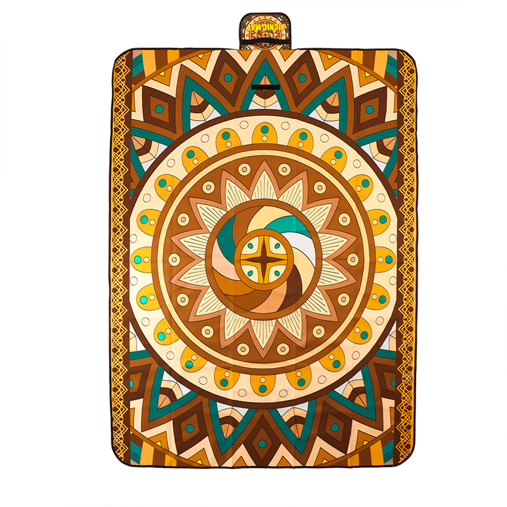 野餐墊戶外超大便攜露營(yíng)墊春游野炊草坪地墊防水防潮墊爬行墊