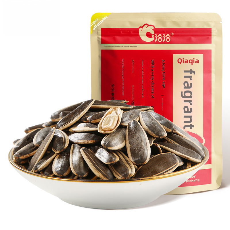 Qiaqia melon seeds 55g/110g/160g/308G classic sunflower seeds fried goods online popular snacks wholesale for the new year