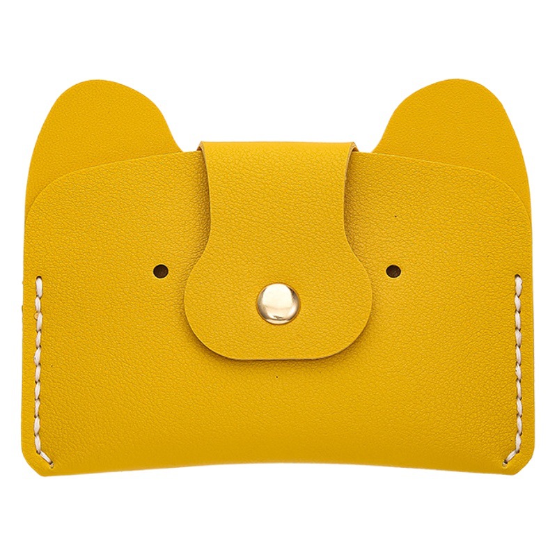 Creative diy handmade simple small animal card holder cute puppy coin purse semi-finished material package