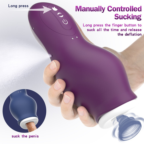 Miyoulong Suction Trainer Men's Masturbation Equipment Aircraft Cup Vibration Sucking Charging Penis Exercise Massage Fun