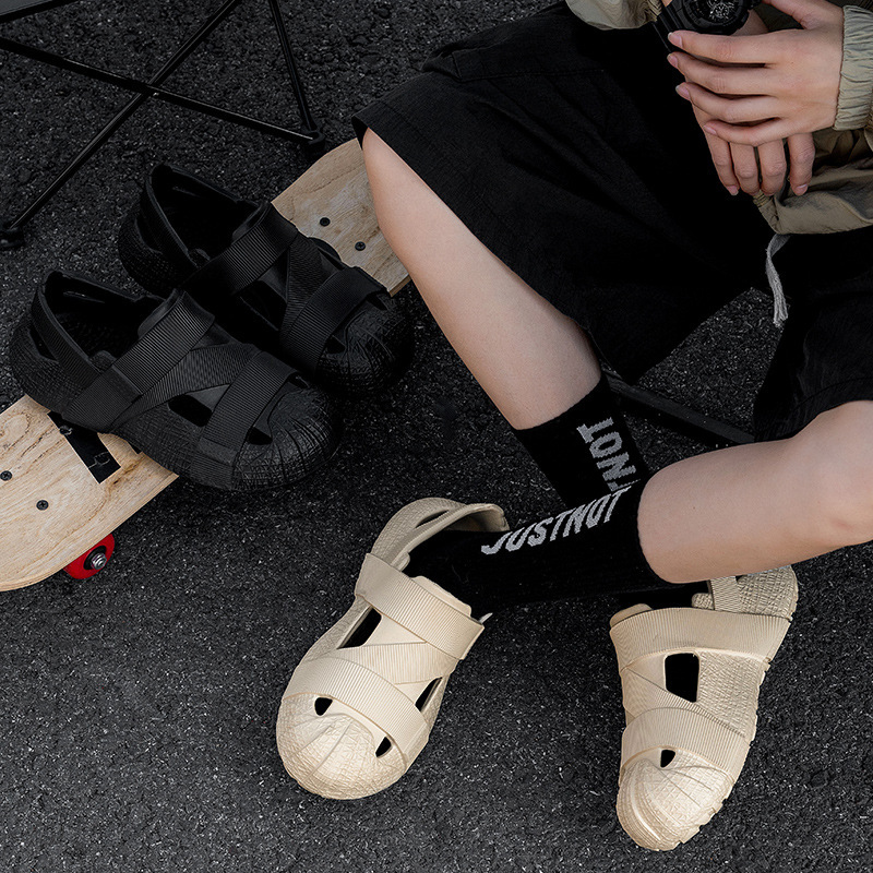 Non-Slip Clogs for Women 2026 New Summer Style with Heel for Outdoor Wear Eva Soft Sole Breathable Beach Clogs for Women Non-Slip Clogs for Women 2026 New Summer Style with Heel for Outdoor Wear Eva Soft Sole Breathable Beach Clogs for Women