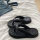 2025 Summer New Home EVA Soft Bottom Flip-Flops Women's Outer Wear All-match Non-slip Beach Internet-famous Girl's Sandals