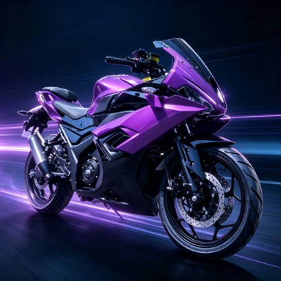 Cross-border electric scooter export: Magic Shadow R3 electric motorcycle, Jiaolong 72V3000W high-power electric vehicle