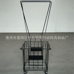 屋外の車輪付きテニスバスケットは自動的にボールを拾います。
