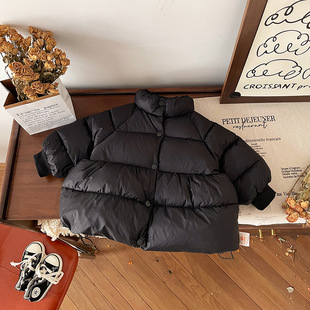 Dw249753 Children's down Jacket White Duck down Winter 2025 New Thickened Warm Winter Coat for Young and Middle-Aged Children