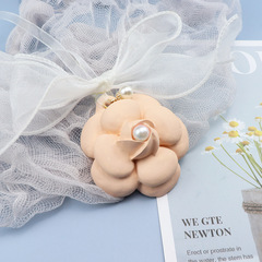 小香風山茶花汽車出風口擴香石車載香薰石膏掛件硅膠模具 手工DIY