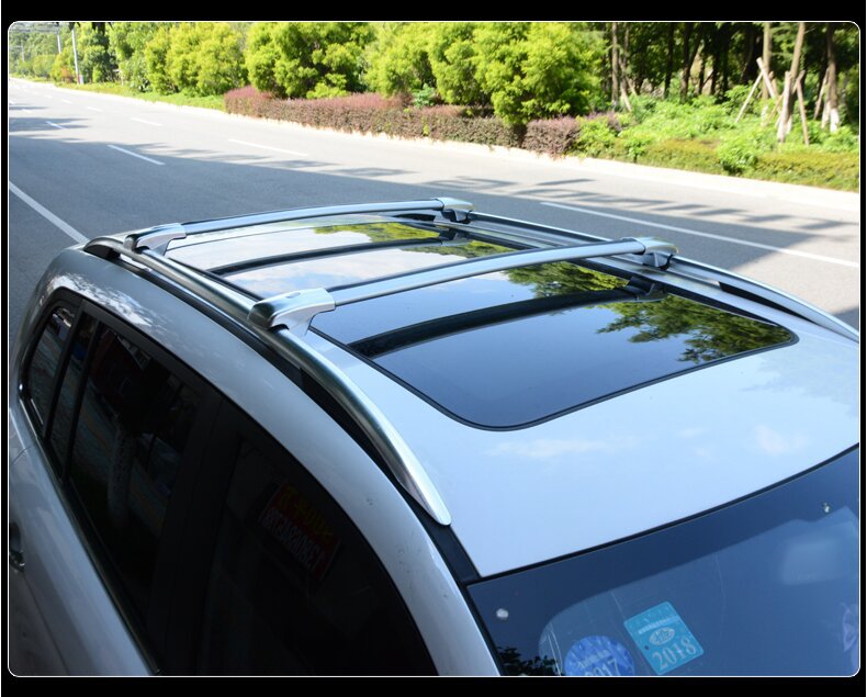 Factory Direct Sales Gm Split Luggage Rack Aluminum Alloy Travel Crossbar Roof Rack Load-Bearing Strong Crossbar Rack
