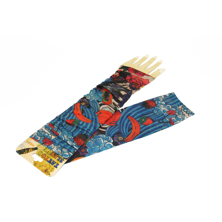 Tatuaje oversleeve Europa y América Medio y Asia del Sur productos de venta caliente verano protección solar pesca manga productos