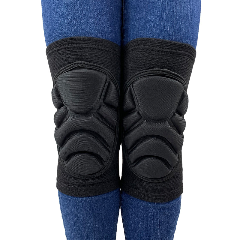 户外运动加厚护膝轮滑骑行滑板滑雪膝盖护具跪地跳舞海绵EVA护膝