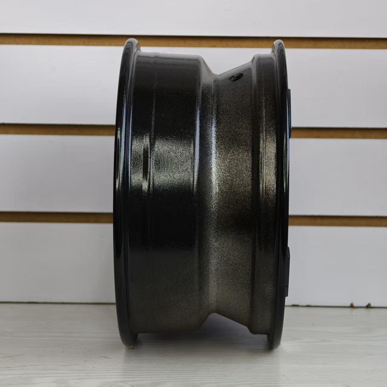 Aluminum Alloy Wheel Rims for Four-Wheel Beach Vehicles, Black and Silver Dual-Color Atv/Utv Wheels, Wholesale Parts for Off-Road Motorcycles