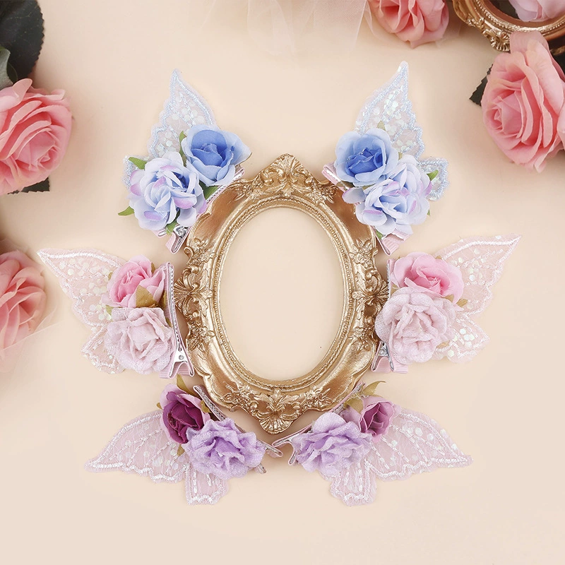 Оригинальные трехмерные цветочные заколки для волос головные уборы