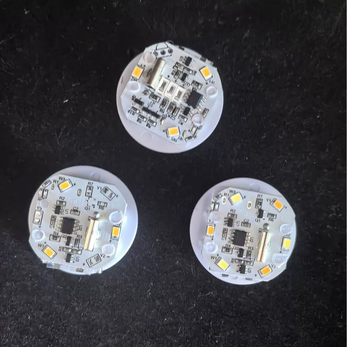 小夜灯拍拍灯迷你圆形灯芯配件充电拍拍灯底座氛围灯38mm灯座配件