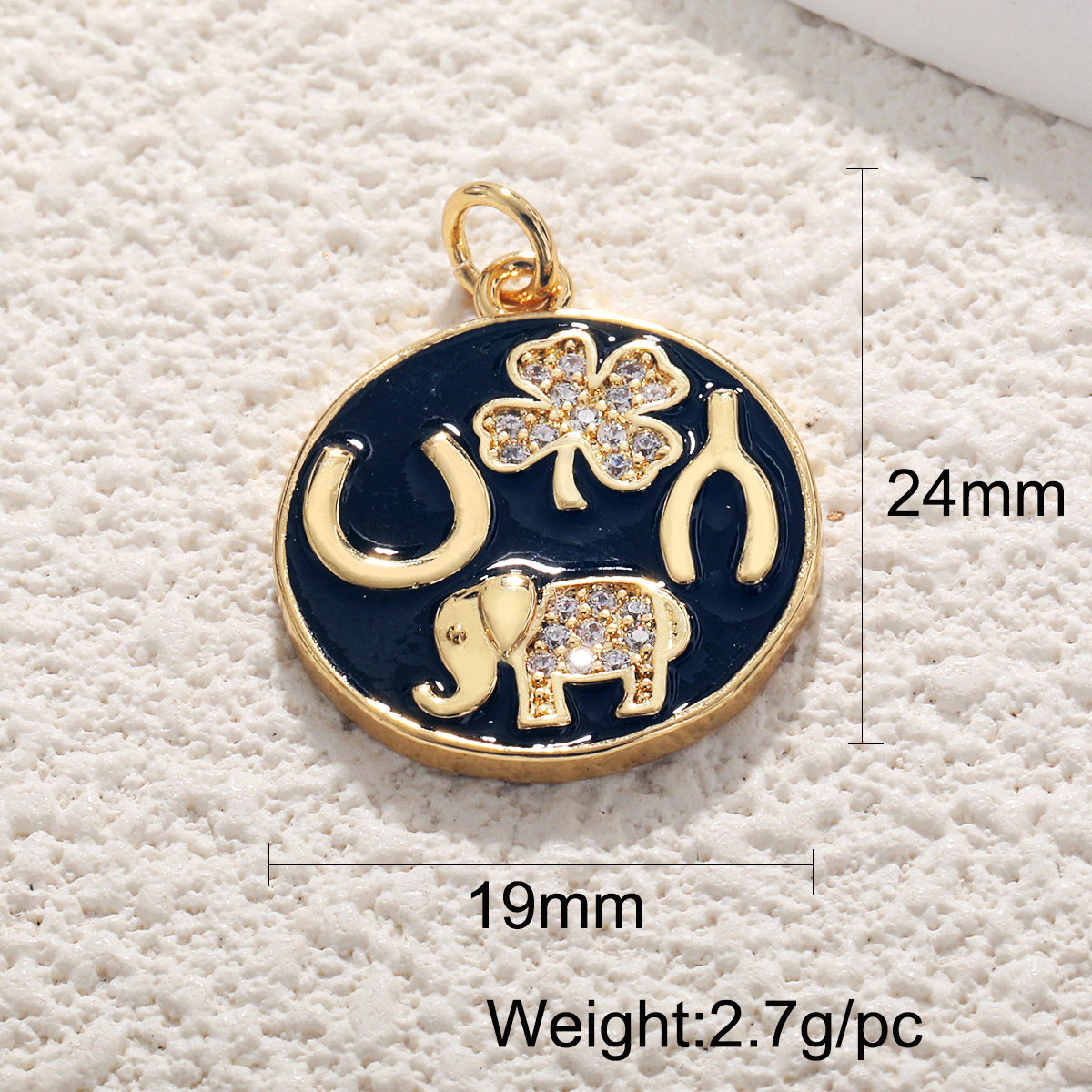 2g Weight Pendant Jewelry Making Type 1 Piece Quantity Holiday, Daily Occasion Copper Material Geometric, Heart Shape Pattern Unisex Gender Plating Design Retro Style 1 Piece Copper Geometric Heart Shape Pendant 5
