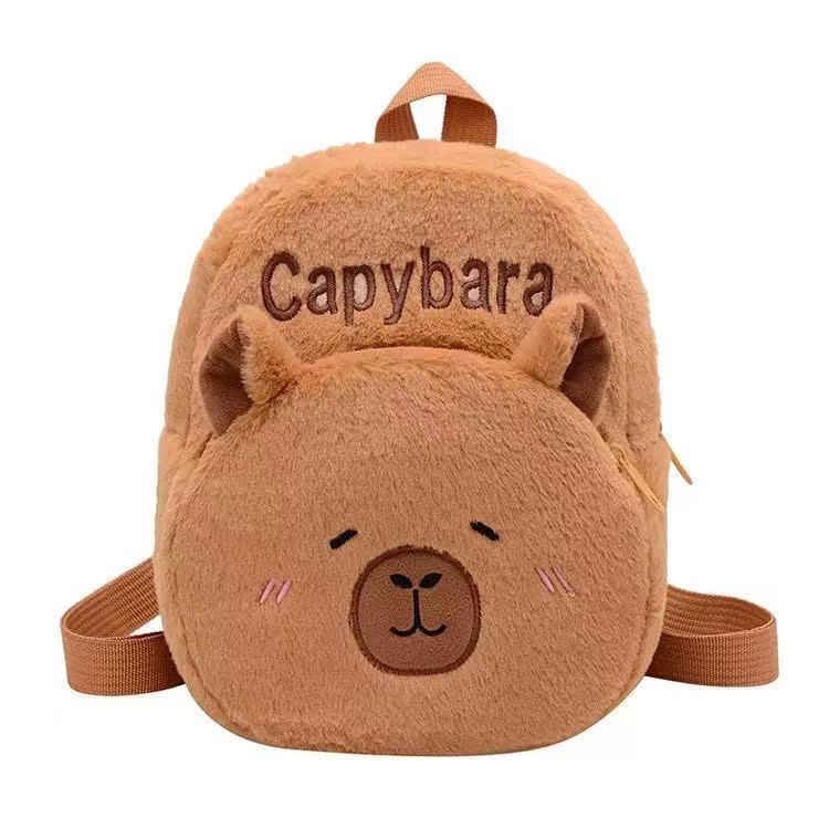 Japanese-style Katto Capibara children's schoolbags, plush toys, backpacks, cute dolls, claw machine figurines, gifts undefined