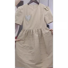 高端精致公主裙蓬蓬裙子女夏季茶歇法式高级感小个子短袖连衣裙女