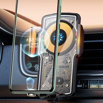 Phone Holder Wireless Charging Car: Car phone holder