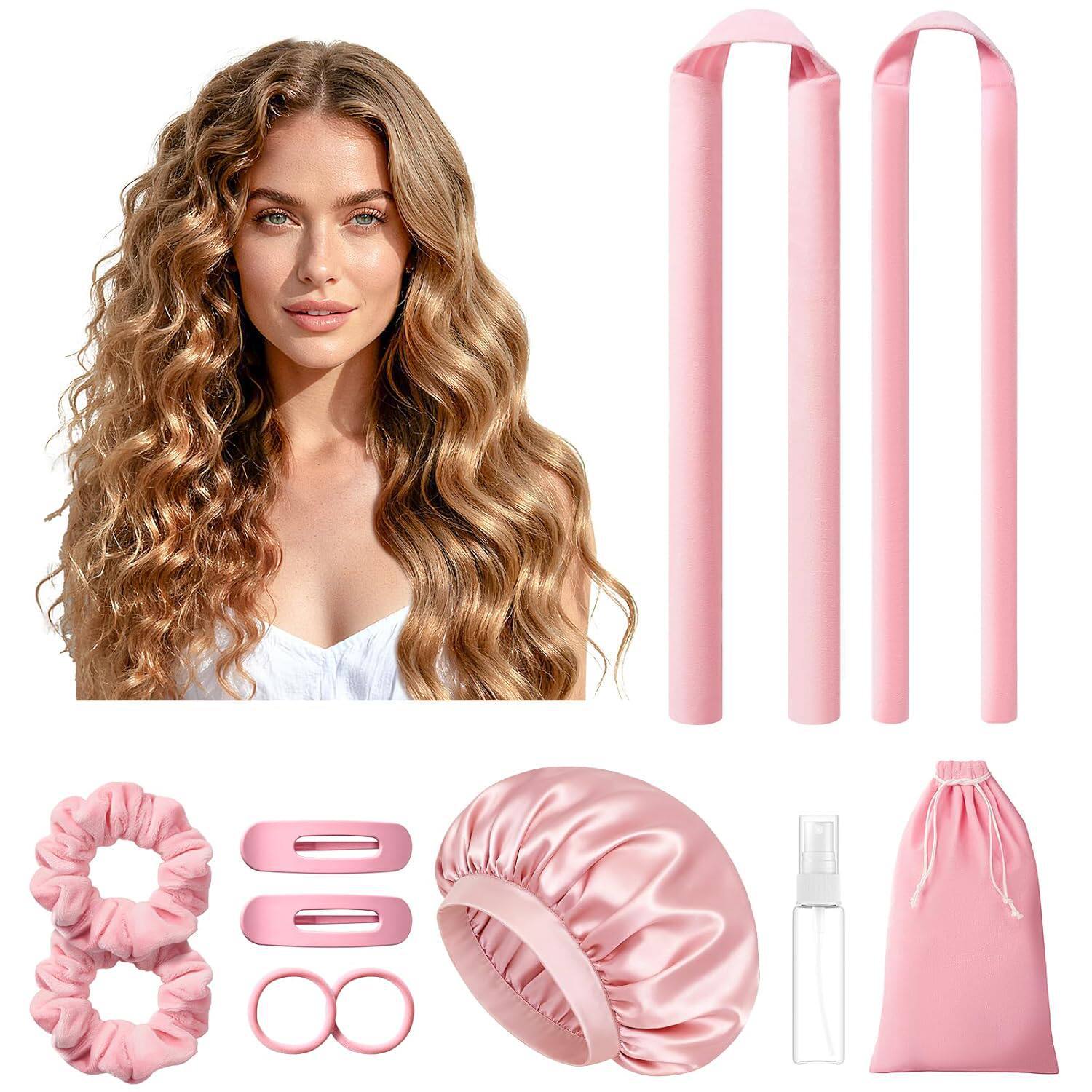 Cross-Border Specially Designed for Cotton-Filled Heat-Free Curling Iron, Sleep Hairdressing Soft Curling Iron, Lazy Curling Tool Set