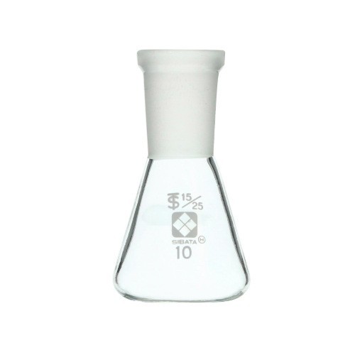 SIBATA柴田科学 超厚三角烧瓶 窄口 25mL  010610-25A